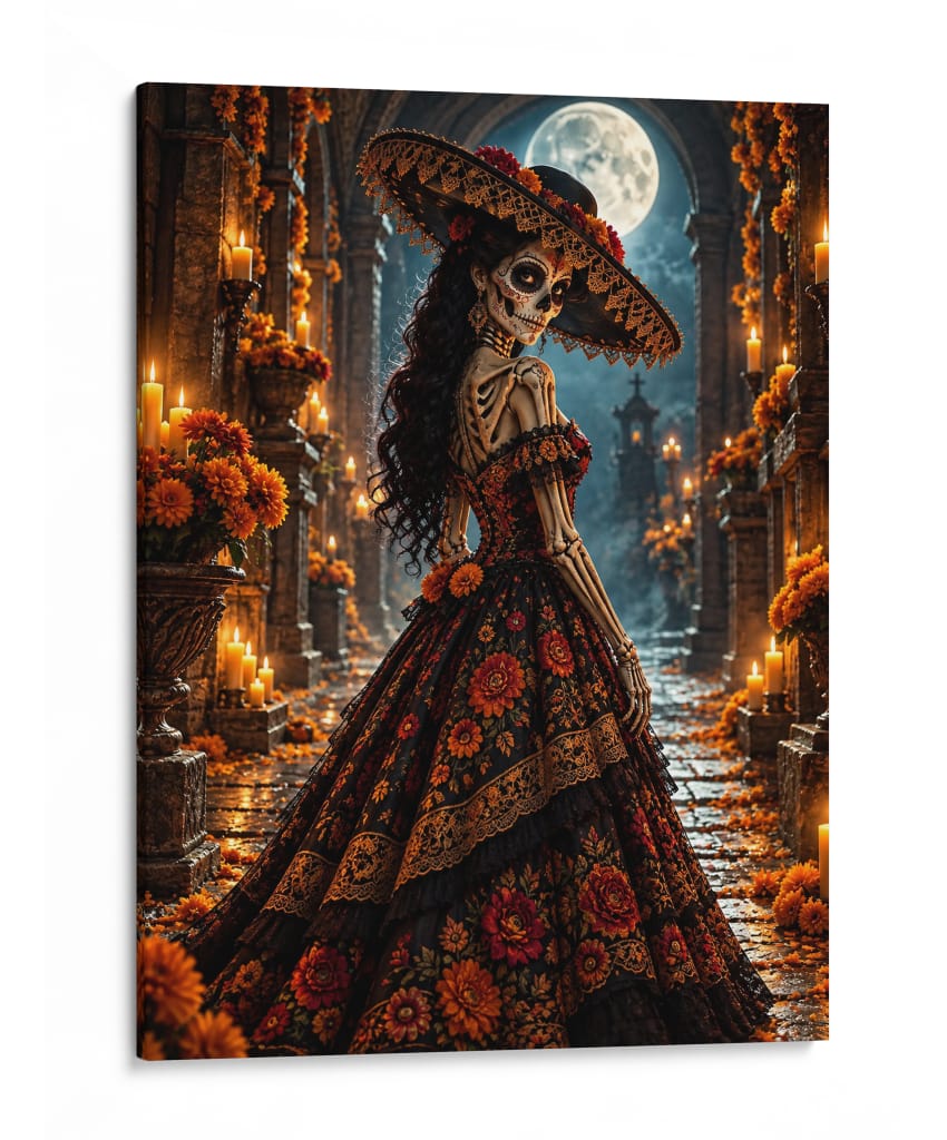 La Catrina de la Noche - Toddmann | Cuadro decorativo de Canvas Lab
