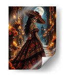 La Catrina de la Noche - Toddmann | Cuadro decorativo de Canvas Lab