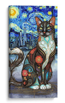 El Gato de Van Gogh - Caperh | Cuadro decorativo de Canvas Lab