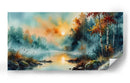 El Lago Dorado - Caperh | Cuadro decorativo de Canvas Lab