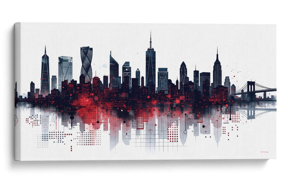 El Perfil Urbano - Caperh | Cuadro decorativo de Canvas Lab