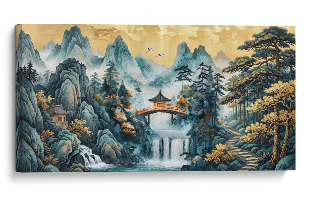 El Puente Dorado - Caperh | Cuadro decorativo de Canvas Lab
