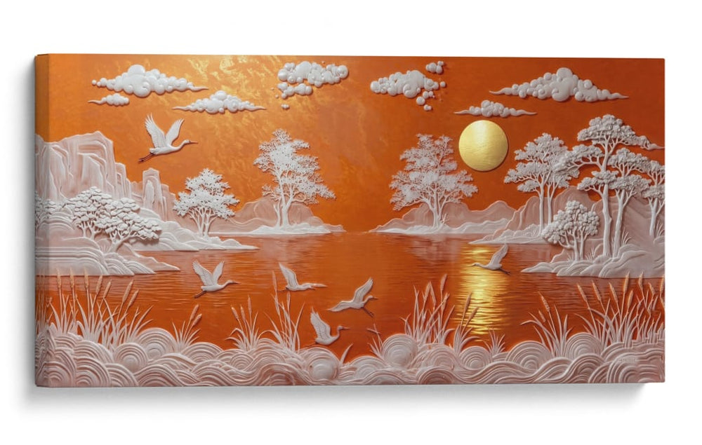 El Sol Dorado - Caperh | Cuadro decorativo de Canvas Lab