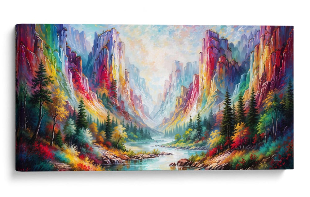 El Valle Arcoíris - Caperh | Cuadro decorativo de Canvas Lab