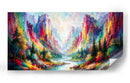 El Valle Arcoíris - Caperh | Cuadro decorativo de Canvas Lab