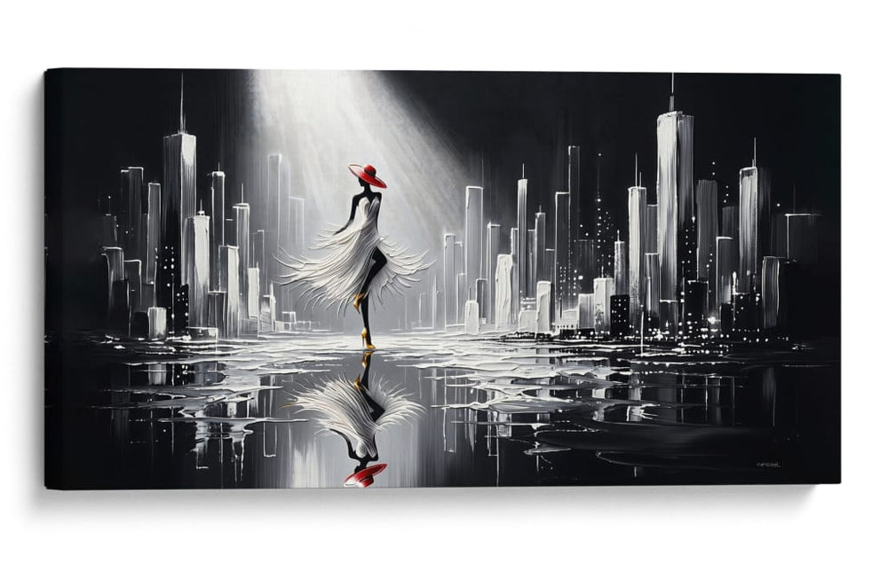 Elegancia Nocturna - Caperh | Cuadro decorativo de Canvas Lab