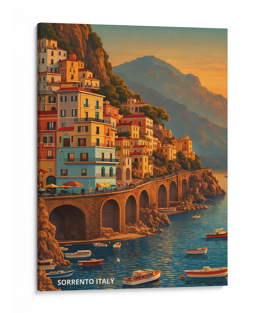 Viagem a Sorrento, Itália - Vicky Hanggara | Cuadro decorativo de Canvas Lab