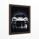 Carro branco - Vicky Hanggara | Cuadro decorativo de Canvas Lab