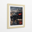Edição de corrida de supercarros preta - Vicky Hanggara | Cuadro decorativo de Canvas Lab