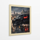 Edição de corrida de supercarros preta - Vicky Hanggara | Cuadro decorativo de Canvas Lab