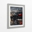 Edição de corrida de supercarros preta - Vicky Hanggara | Cuadro decorativo de Canvas Lab