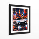 Carro branco japonês - Vicky Hanggara | Cuadro decorativo de Canvas Lab