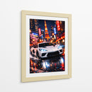 Carro branco japonês - Vicky Hanggara | Cuadro decorativo de Canvas Lab