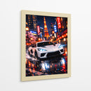 Carro branco japonês - Vicky Hanggara | Cuadro decorativo de Canvas Lab