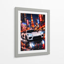 Carro branco japonês - Vicky Hanggara | Cuadro decorativo de Canvas Lab