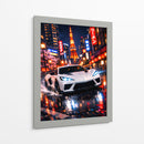Carro branco japonês - Vicky Hanggara | Cuadro decorativo de Canvas Lab