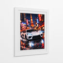Carro branco japonês - Vicky Hanggara | Cuadro decorativo de Canvas Lab