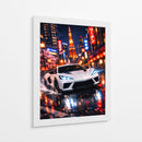 Carro branco japonês - Vicky Hanggara | Cuadro decorativo de Canvas Lab