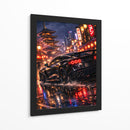 Carro preto japonês - Vicky Hanggara | Cuadro decorativo de Canvas Lab