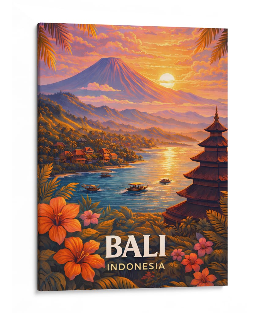 Viagem a Bali, Indonésia - Vicky Hanggara | Cuadro decorativo de Canvas Lab