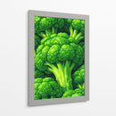 Ilustração de um vibrante cacho de brócolos verdes - Vicky Hanggara | Cuadro decorativo de Canvas Lab