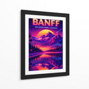 Parque Nacional de Banff, Canadá - Paisagem Retro - Vicky Hanggara | Cuadro decorativo de Canvas Lab