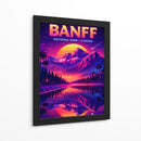 Parque Nacional de Banff, Canadá - Paisagem Retro - Vicky Hanggara | Cuadro decorativo de Canvas Lab