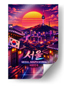 Arte Pop de Seul, Coreia do Sul - Vicky Hanggara | Cuadro decorativo de Canvas Lab