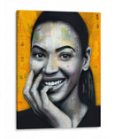 Beyonce sobre letras | Cuadro decorativo de Canvas Lab