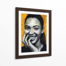 Beyonce sobre letras | Cuadro decorativo de Canvas Lab