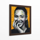 Beyonce sobre letras | Cuadro decorativo de Canvas Lab