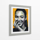 Beyonce sobre letras | Cuadro decorativo de Canvas Lab