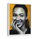 Beyonce sobre letras | Cuadro decorativo de Canvas Lab