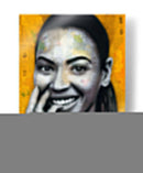 Beyonce sobre letras | Cuadro decorativo de Canvas Lab