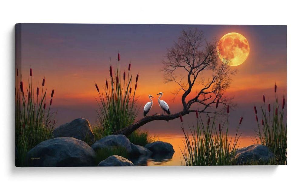 Encuentro en el Lago - Caperh | Cuadro decorativo de Canvas Lab