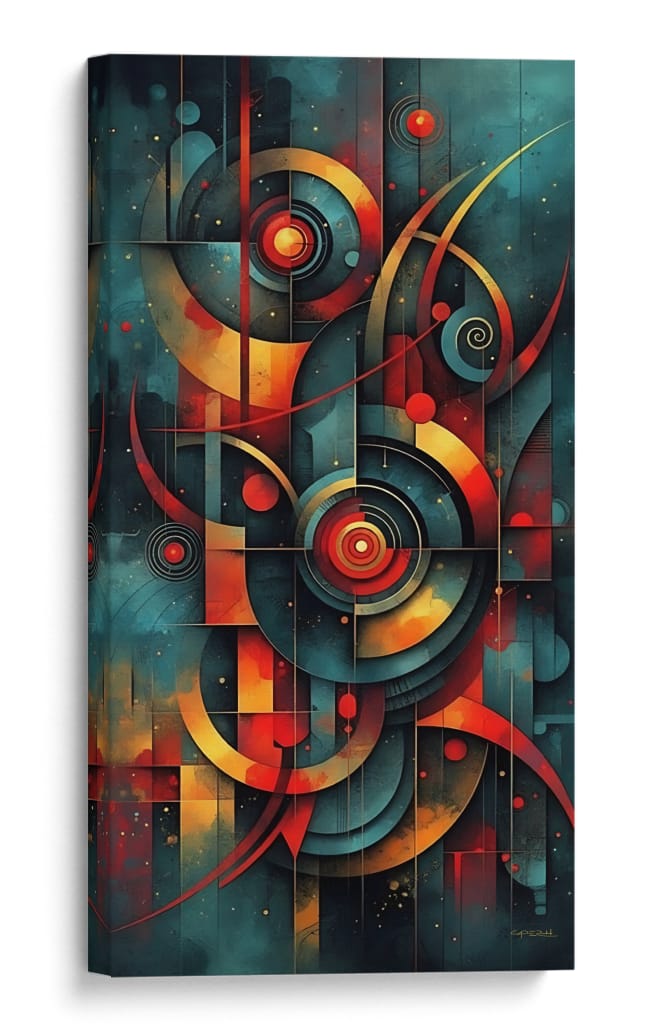Energía Concéntrica - Caperh | Cuadro decorativo de Canvas Lab