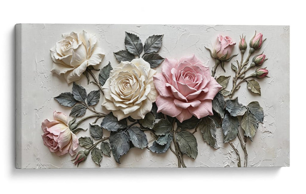 Escultura de Rosas - Caperh | Cuadro decorativo de Canvas Lab