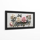 Escultura de Rosas - Caperh | Cuadro decorativo de Canvas Lab