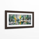 Espejo Verde - Caperh | Cuadro decorativo de Canvas Lab