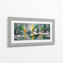 Espejo Verde - Caperh | Cuadro decorativo de Canvas Lab