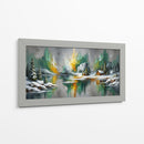 Espejo Verde - Caperh | Cuadro decorativo de Canvas Lab