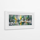 Espejo Verde - Caperh | Cuadro decorativo de Canvas Lab