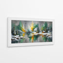 Espejo Verde - Caperh | Cuadro decorativo de Canvas Lab
