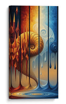 Espiral de Bermellón - Caperh | Cuadro decorativo de Canvas Lab