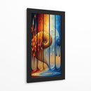 Espiral de Bermellón - Caperh | Cuadro decorativo de Canvas Lab