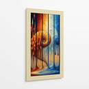 Espiral de Bermellón - Caperh | Cuadro decorativo de Canvas Lab