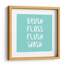 Cepillo, Hilo Dental, Etc. - Anna Hambly | Cuadro decorativo de Canvas Lab