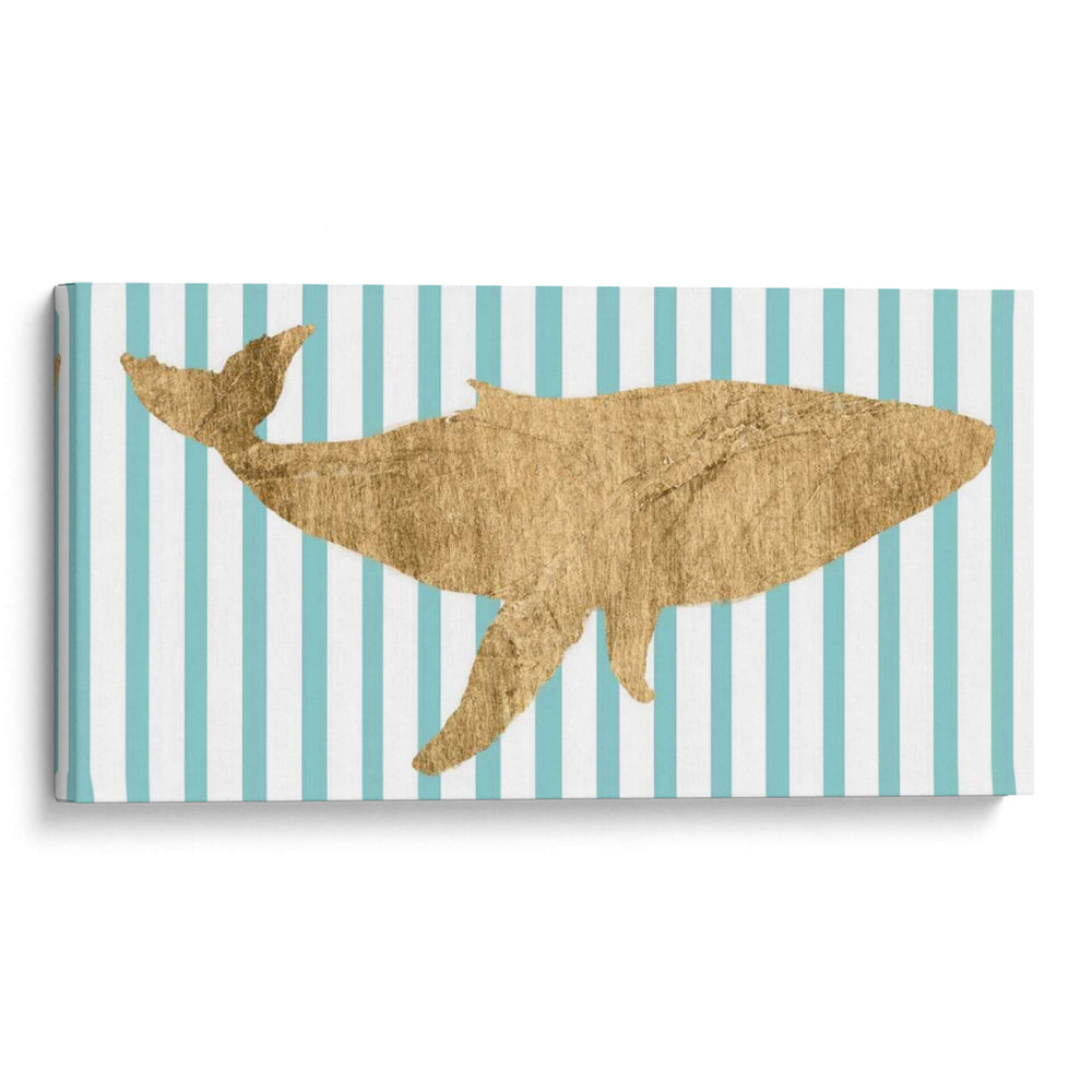 Pin Stripe Whale I - Studio W | Cuadro decorativo de Canvas Lab