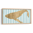 Pin Stripe Whale Ii - Studio W | Cuadro decorativo de Canvas Lab