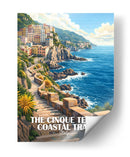 Trilho Costeiro de Cinque Terre, Itália - Vicky Hanggara | Cuadro decorativo de Canvas Lab